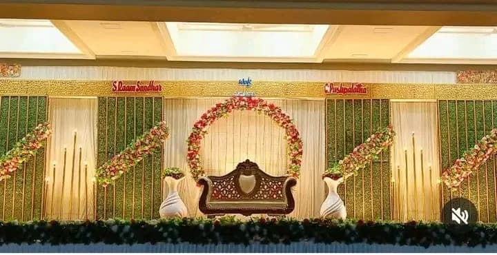 Lighting stage decoration