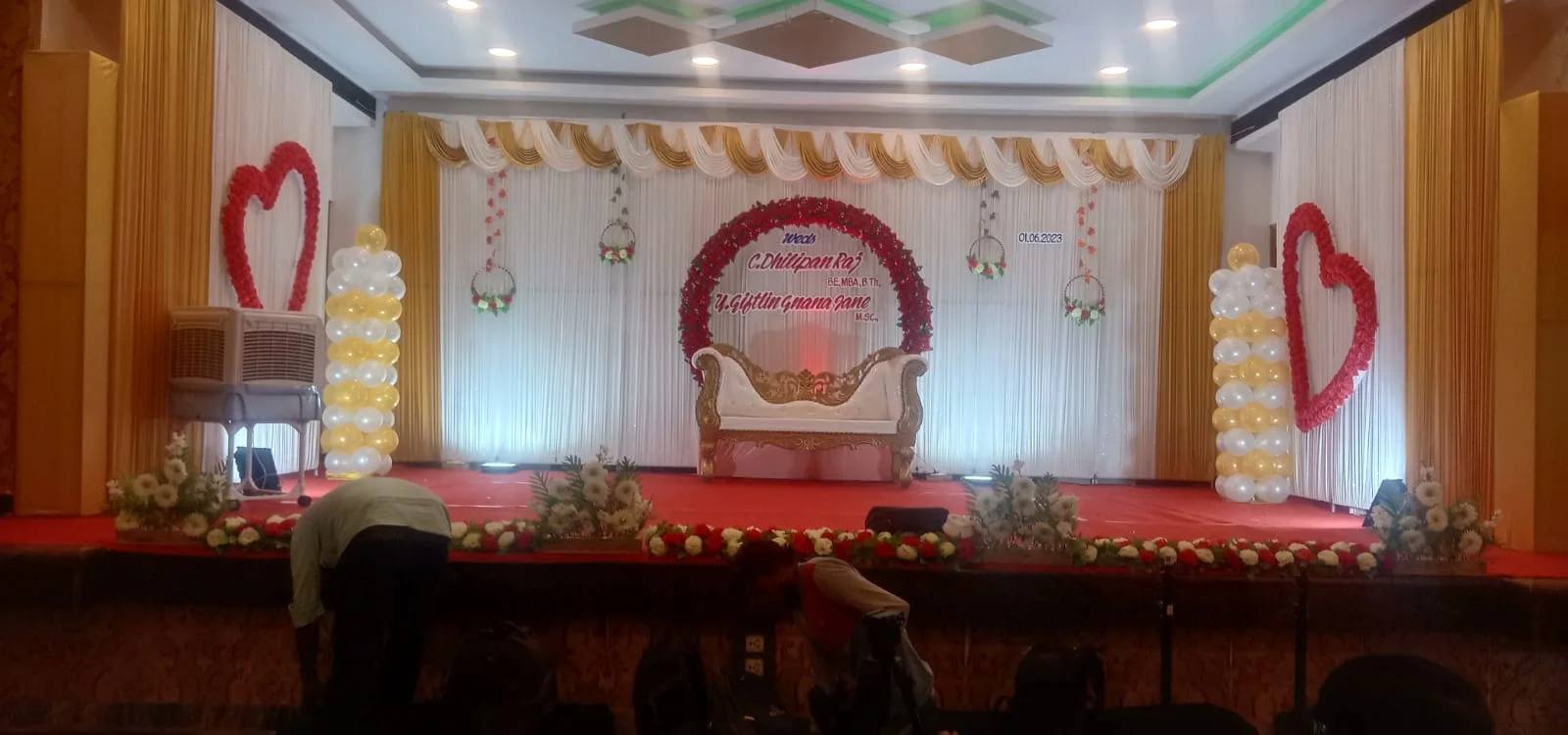 Stage decoration in tirunelveli