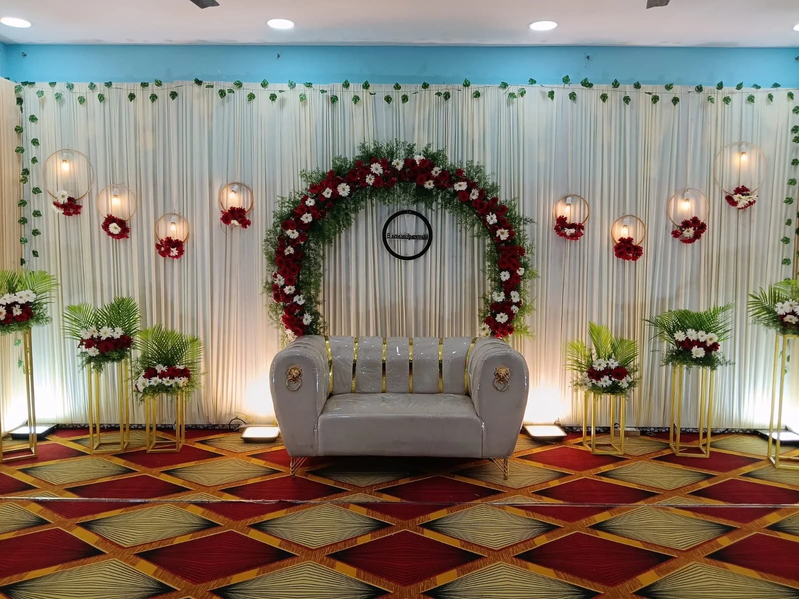 stage decoration for age attend functionn